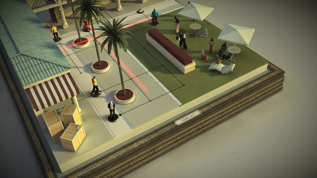 Review of the mobile version of the puzzle game Hitman GO