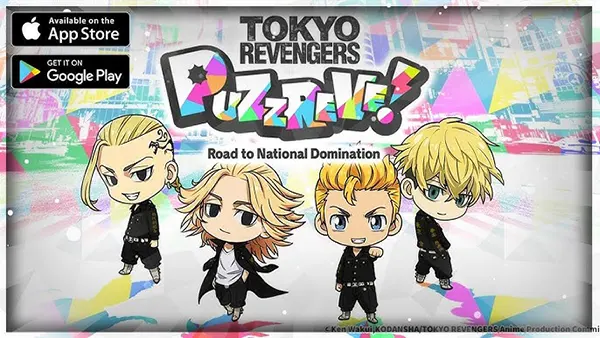 Anime puzzle mobile game